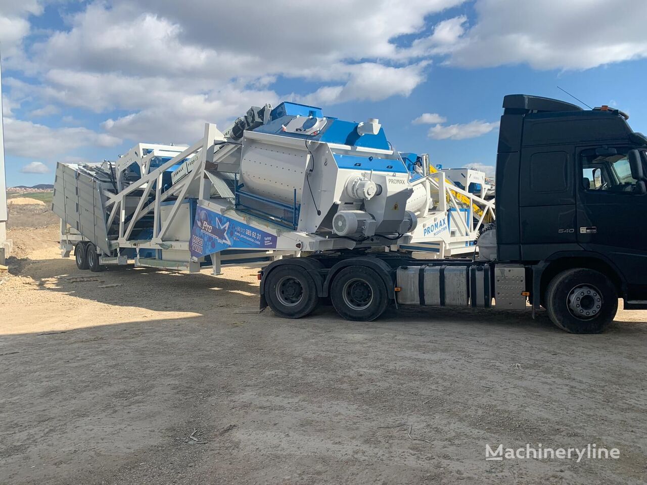 новий бетонний завод Promax Mobile Concrete Batching Plant M120-TWN (120m3/h)