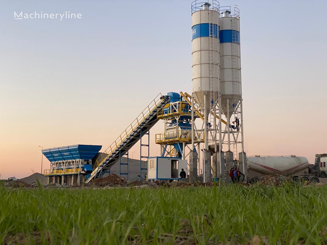 новий бетонний завод Promax STATIONARY Concrete Batching Plant S130-TWN (130m3/h)