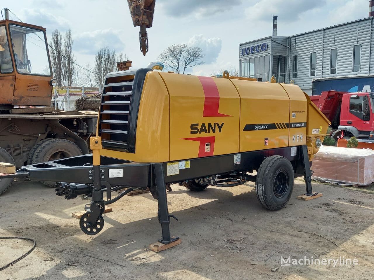 новий бетононасос стаціонарний Sany HBT6016C-5S