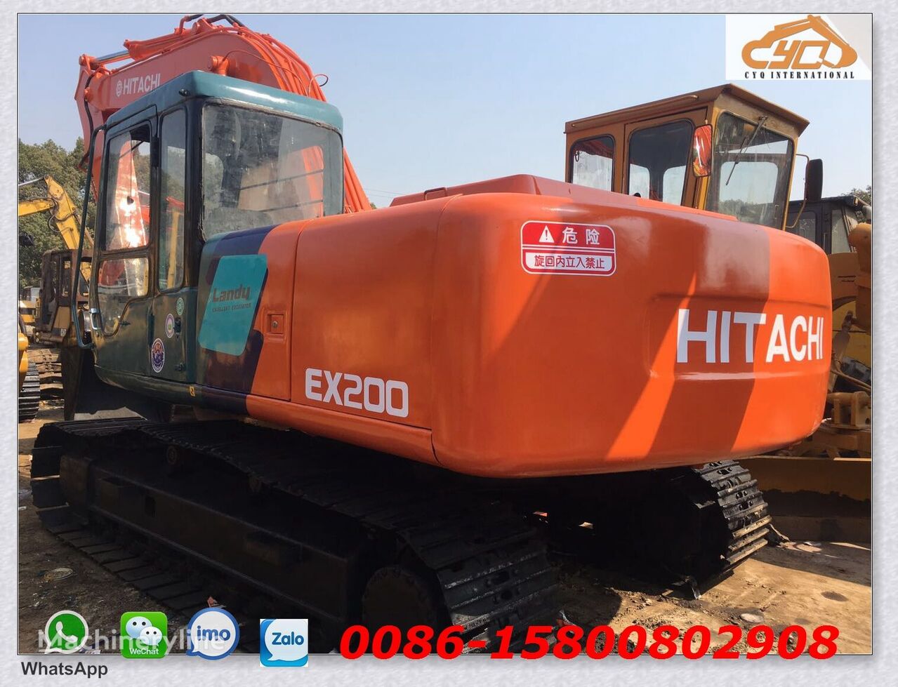 гусеничний екскаватор Hitachi EX200-2