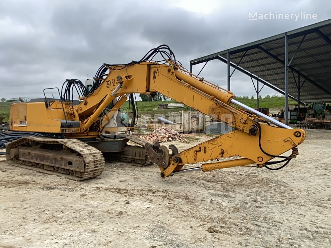 гусеничний екскаватор Liebherr R 914 Litronic HD-SL with bucket (damaged cabin)