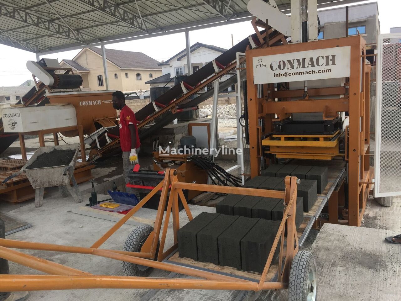 нове обладнання для виробництва бетонних блоків Conmach BlockKing-09 MS