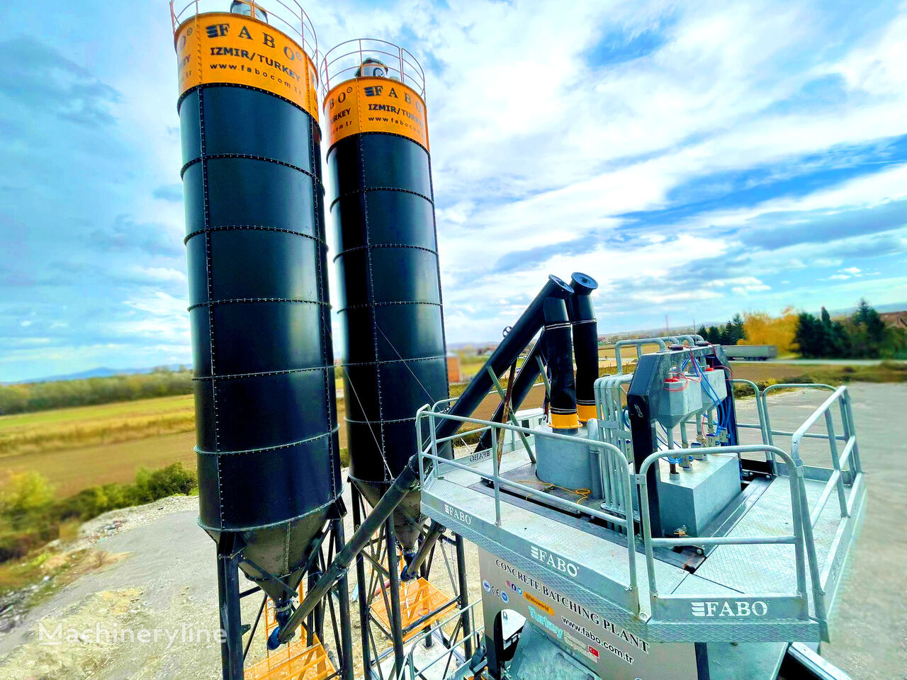 новий силос для цементу Fabo 100 TONS BOLTED SILO Ready in Stock NOW BEST QUALITY