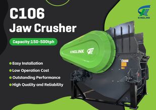новая щековая дробилка Kinglink NEW C106 Hydraulic Jaw Crusher for Hard stone