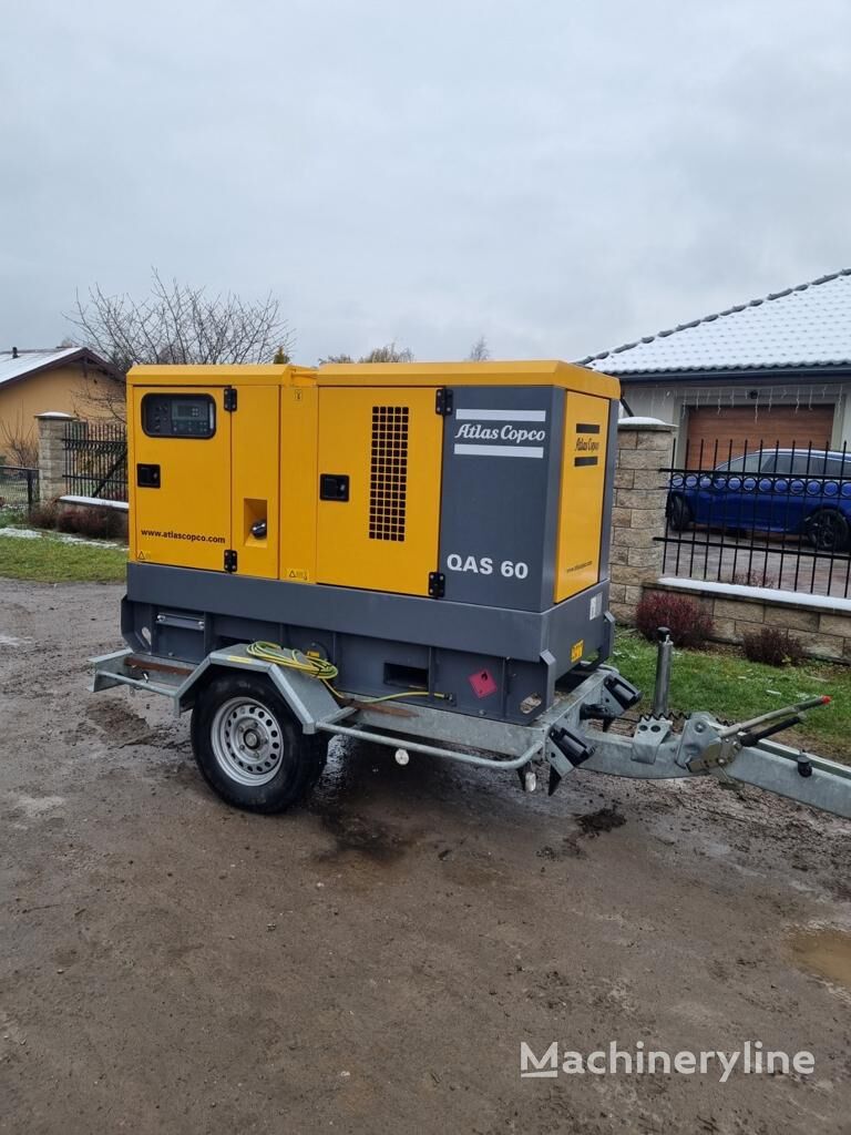 дизельний генератор Atlas Copco QAS60 (48кВт/60кВа) прицеп