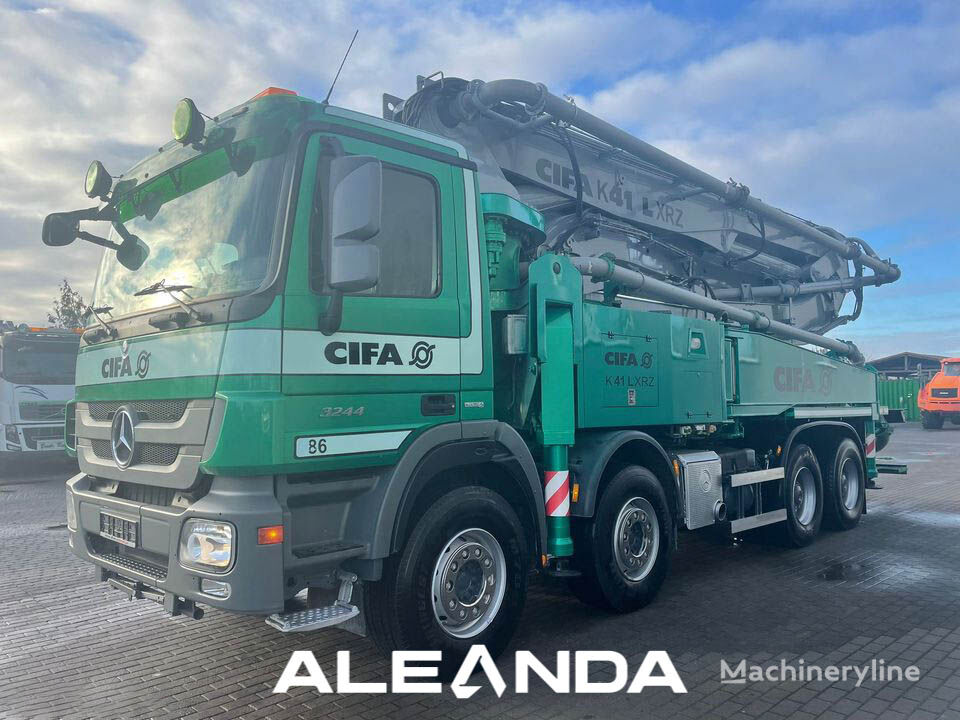 автобетононасос Cifa K 41 LXRZ HPG 1808 на шасси Mercedes-Benz Actros 3244