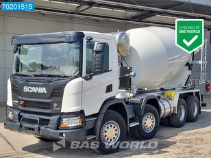 новый автобетоносмеситель Scania P380 8X4 NEW 10m3 Mixer Manual Big-Axle Steelsuspension Euro 5