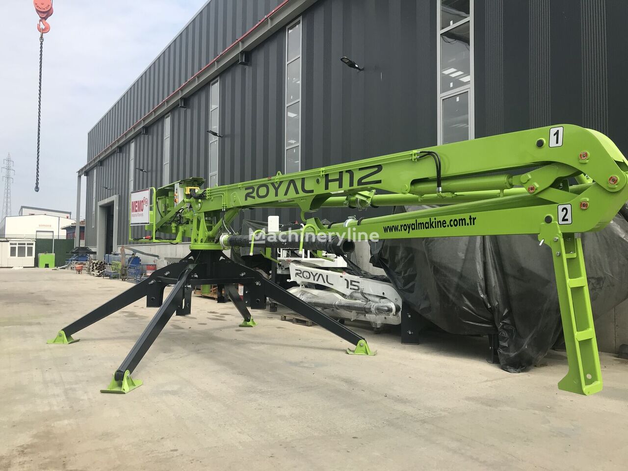 новая бетонораспределительная стрела Royalmac HD12 R2 SPIDER PLACING BOOM