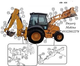 крепежные элементы Pimleri для экскаватора-погрузчика JCB 3CX-4CC