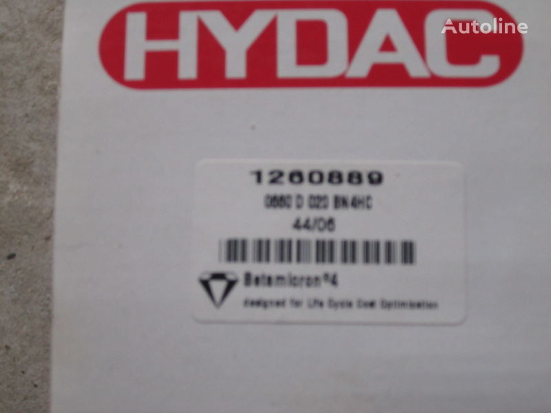 фільтр гідравлічний Hydac 1260889 Німеччина Hydac 1260889 до екскаватора