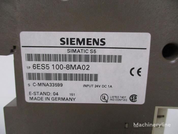 Pièces Électriques Siemens Simatic S5 до медичного обладнання  CPU100
