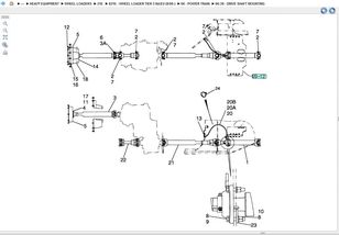 карданний вал Case (drive shaft) 87371646 до фронтального навантажувача Case 821E