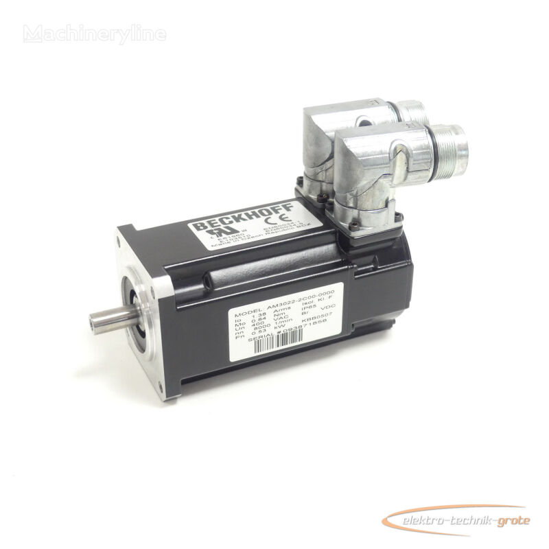 сервопривід Beckhoff AM3022-2C00-0000 Servomotor SN:093871858